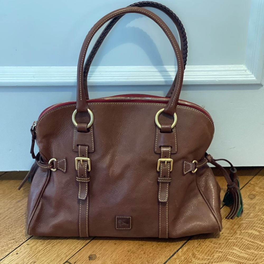 Dooney & Burke Florentine Domed Buckle Satchel